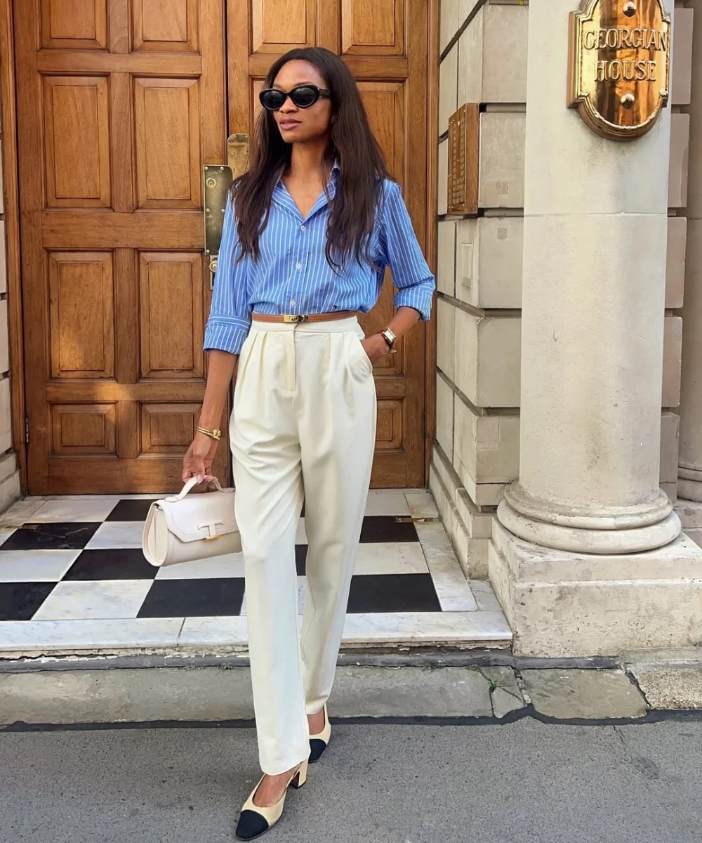 6 cores de calça de alfaiataria para