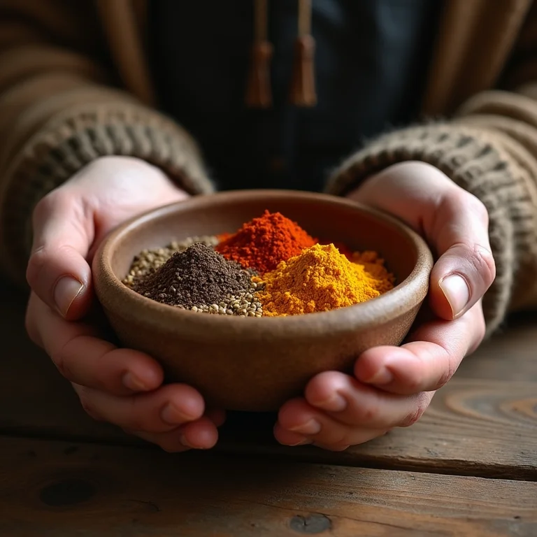 Detalhes da cultura local de Murici, Alagoas, através de especiarias e artesanato.