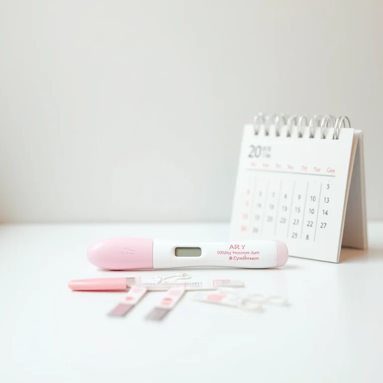 Diferentes tipos de testes de gravidez de farmácia.