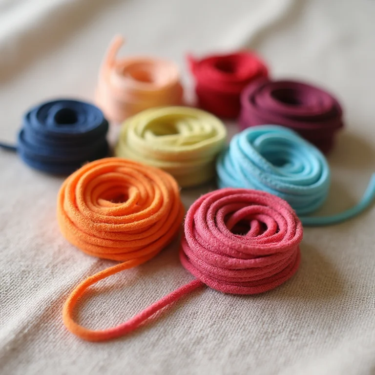 Elásticos redondos (rolotê) coloridos para máscaras.