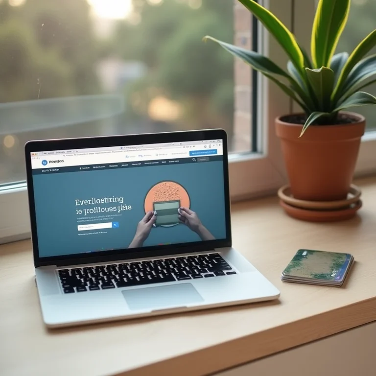 Elementos representando hospedagem de qualidade para blog