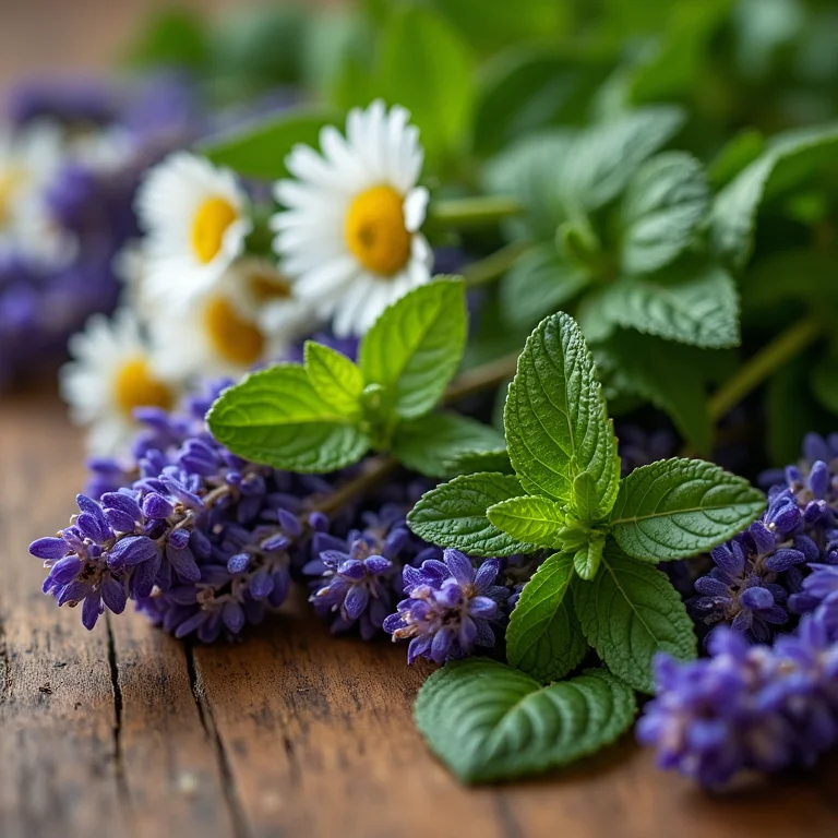 Ervas aromáticas para reduzir o estresse, bem-estar natural