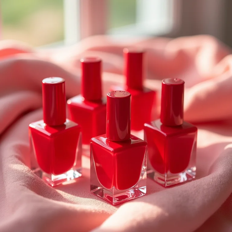 Esmaltes vermelhos abertos e vibrantes