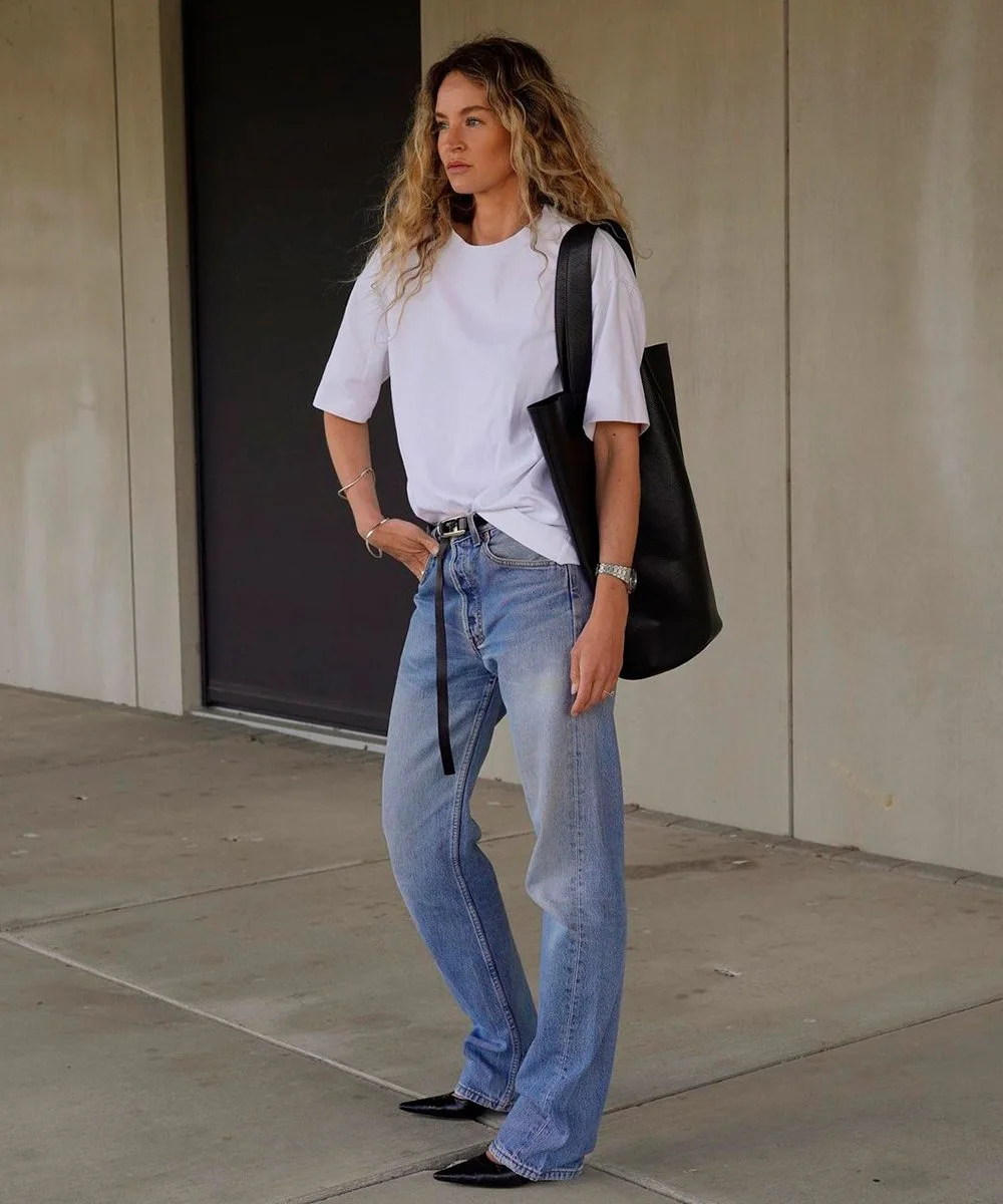 Esses looks com camiseta branca vão