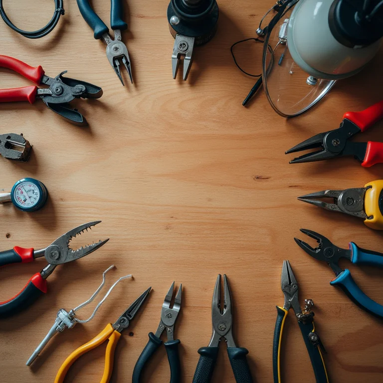 Ferramentas essenciais para construir sua luminária de mesa DIY