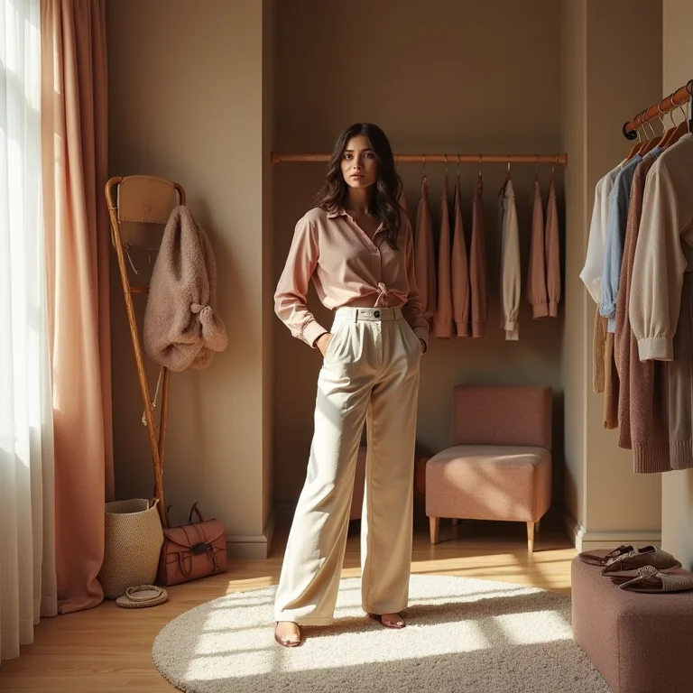 Ferramentas necessárias para um look perfeito com calça wide leg.