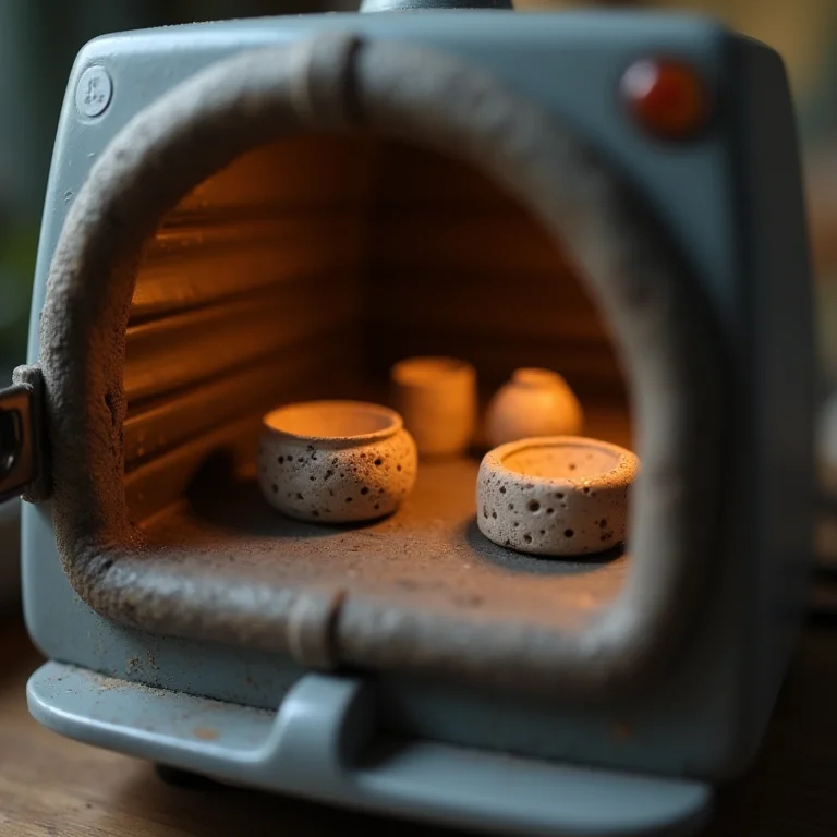 Forno elétrico para cerâmica plástica.