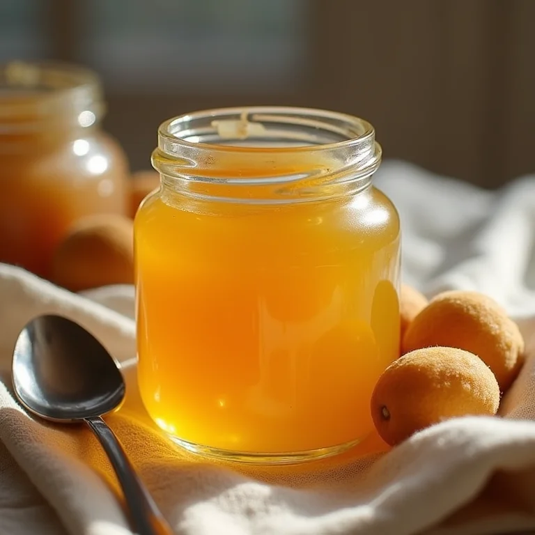 Geleia de guabiroba caseira em pote de vidro