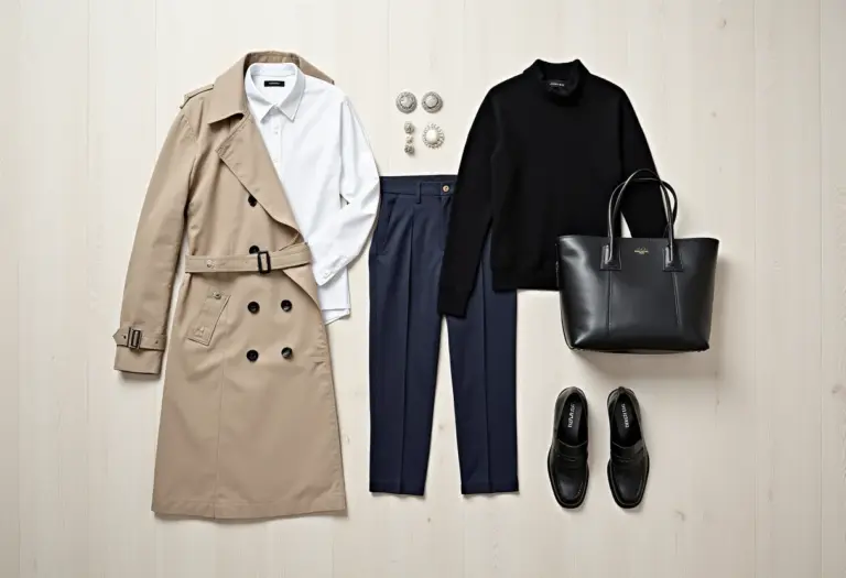 Guarda-roupa atemporal feminino: peças clássicas e versáteis.