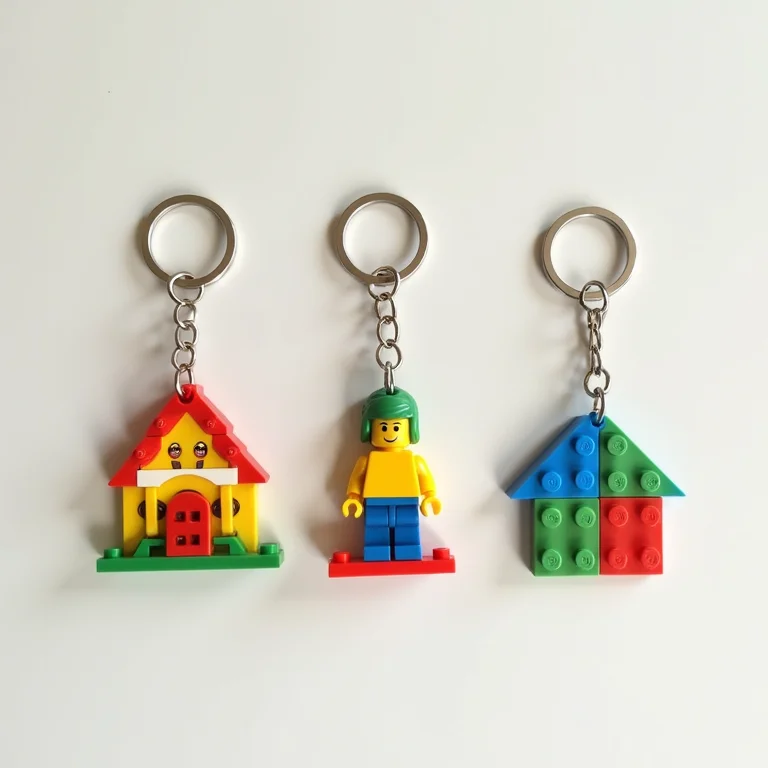 Ideias criativas para porta chaves de Lego