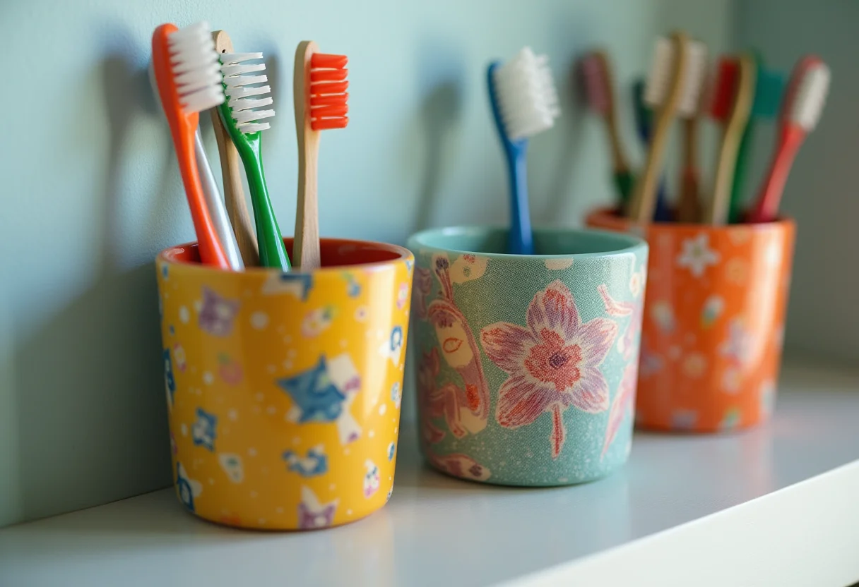 Porta Escova de Dentes Reciclado: Faça Você Mesmo e Decore! Ideias criativas para porta escova de dentes reciclado