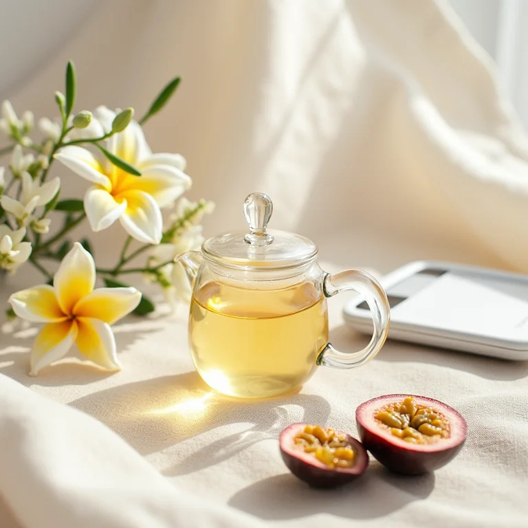 Ingredientes do chá de jasmim com maracujá para emagrecer