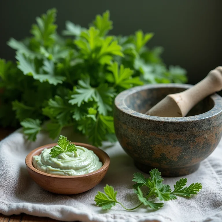 Ingredientes naturais para aliviar alergias com urtiga