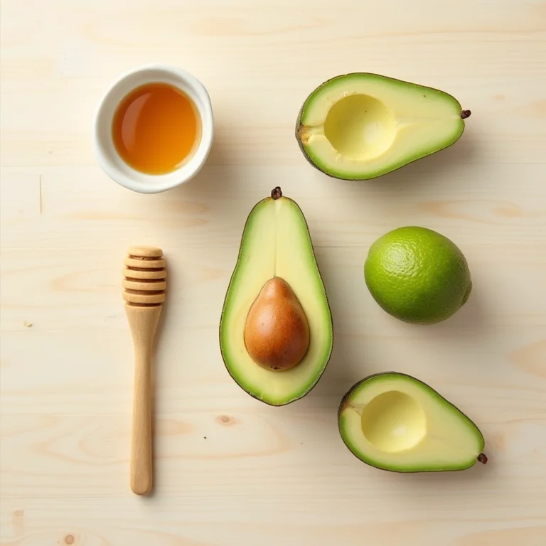 Ingredientes para hidratação capilar caseira: abacate e mel