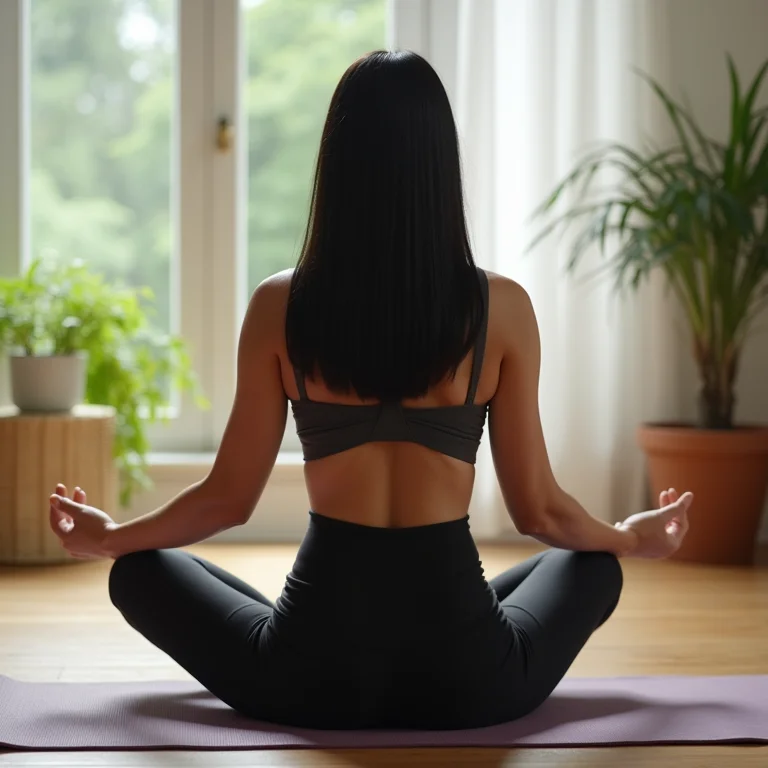 Ioga sentada para melhorar a postura