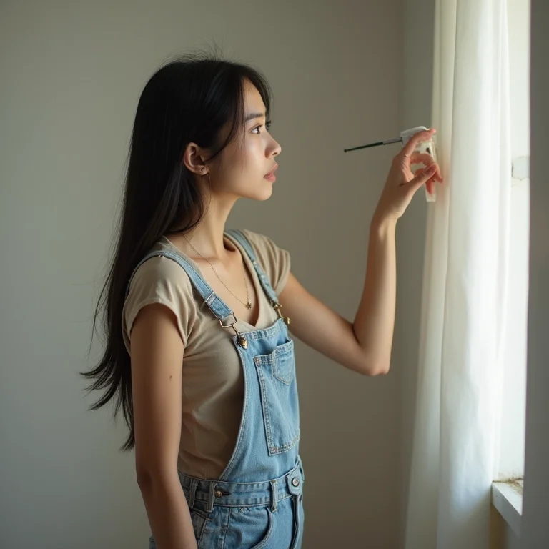 Jovem conferindo temperatura ambiente