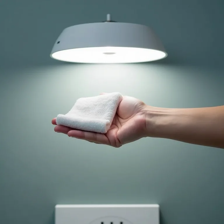 Limpeza e manutenção da iluminação da área de serviço