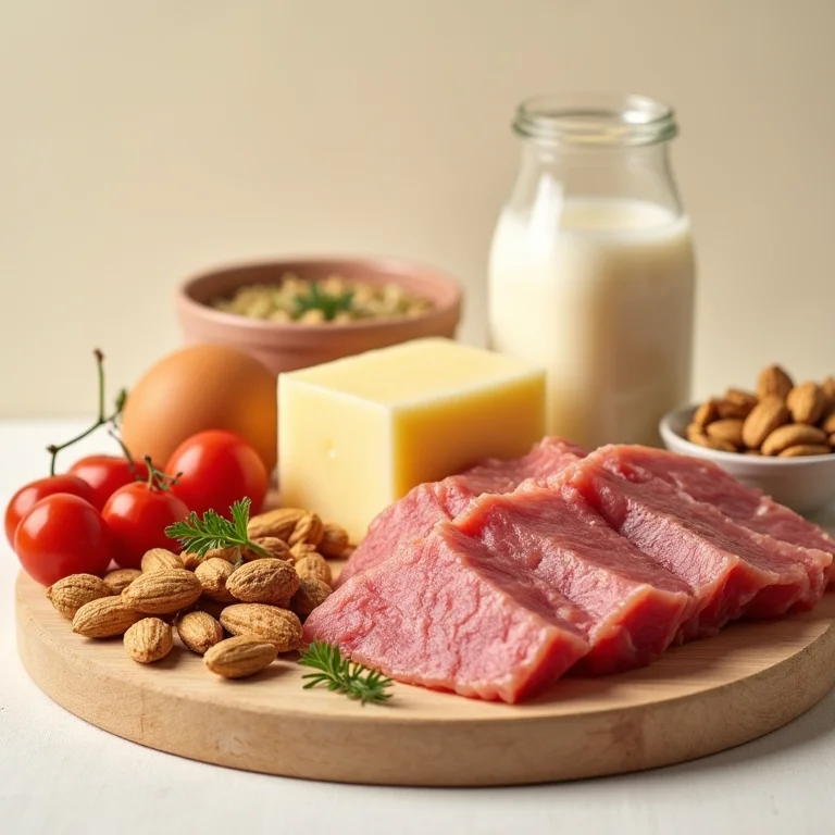 Lista de alimentos permitidos na dieta hiperproteica.