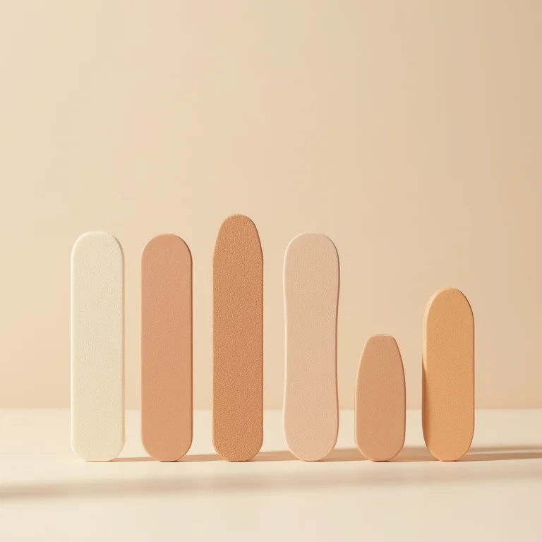 Lixas de unha de diferentes formatos