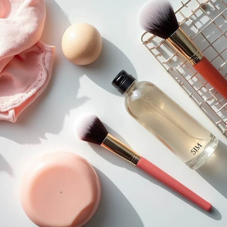 Materiais necessários para limpeza de pincéis