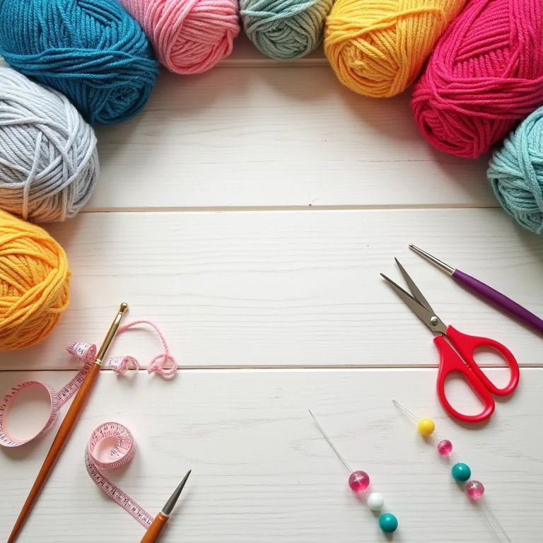 Materiais para fazer pantufa de crochê