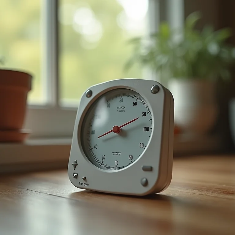 Medidor de umidade do ar