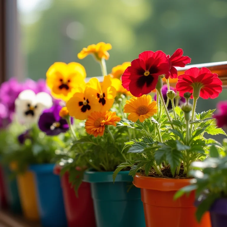 Melhores flores para plantar em garrafas PET