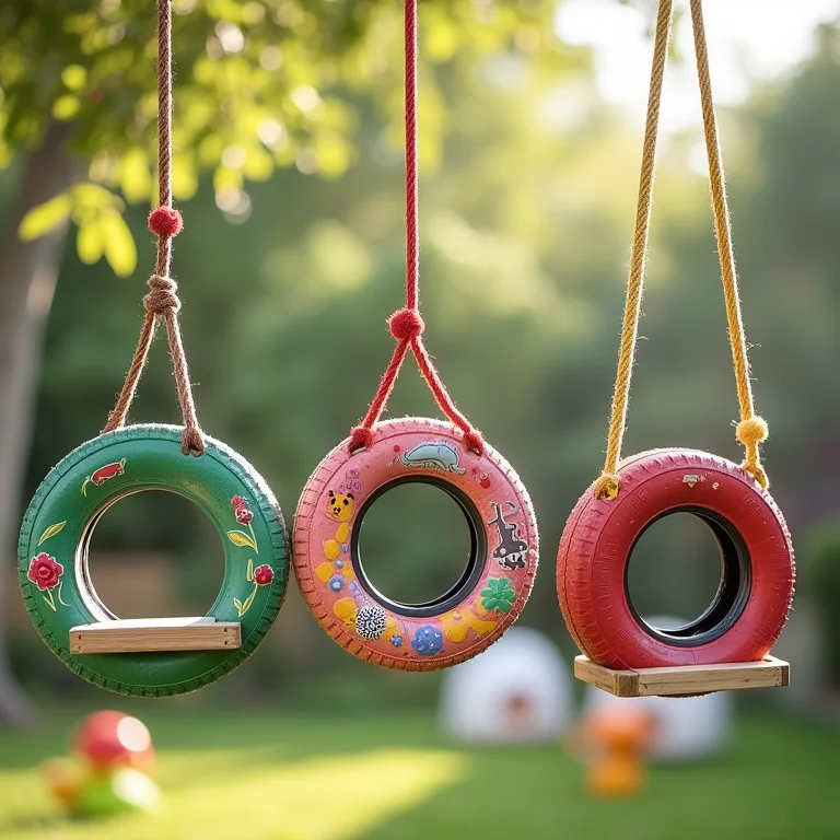 Modelos criativos de balanço de pneu para inspirar