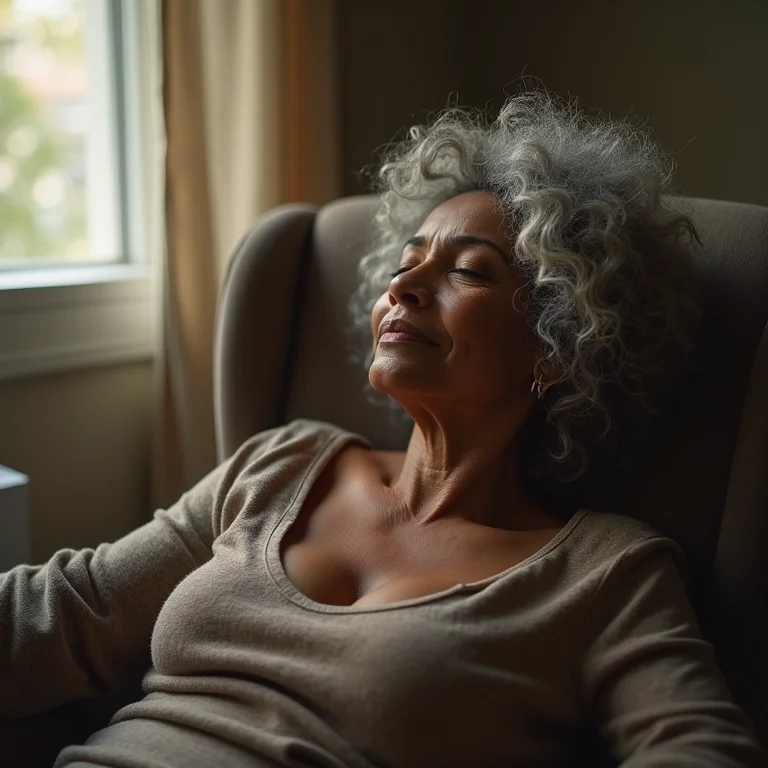 Mulher brasileira visualizando cena pacífica