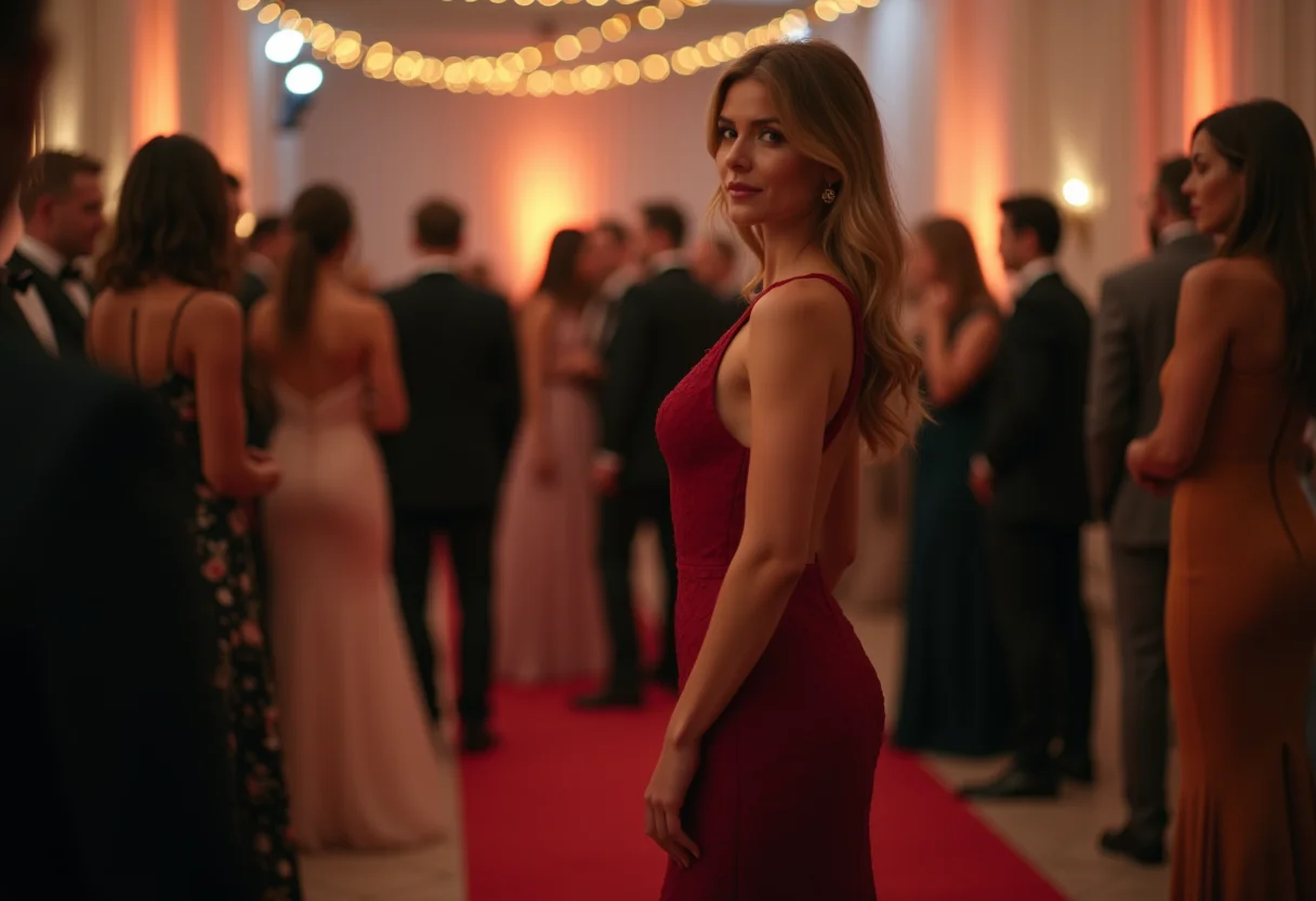 Qual a altura ideal do salto para ficar em pé por horas? Guia! Mulher elegante de salto alto confortável em evento formal