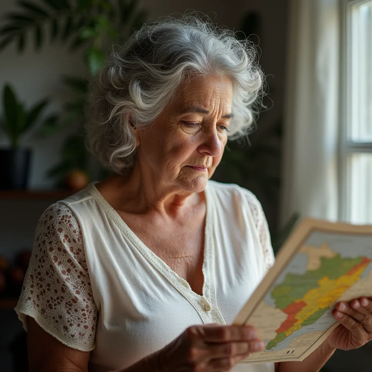 Mulher madura explorando a diversidade regional da culinária brasileira