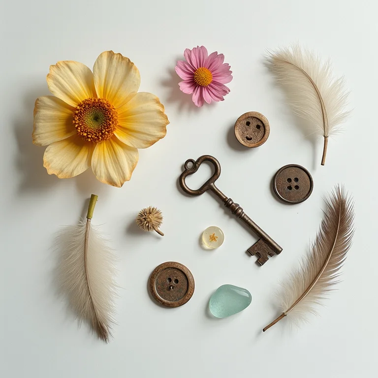 Objetos encontrados para uso em livros de artista.