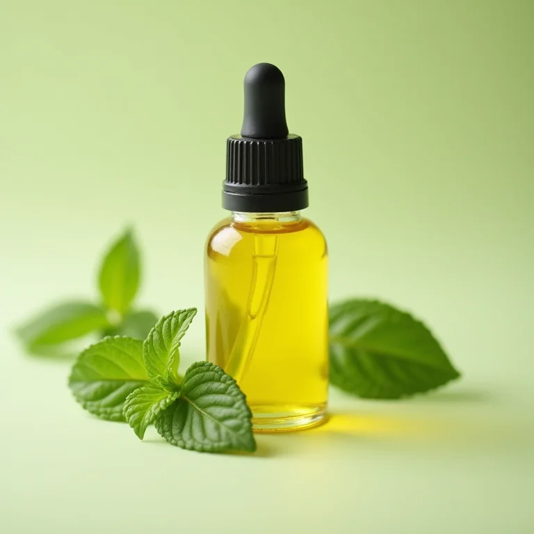 Óleo essencial de erva cidreira