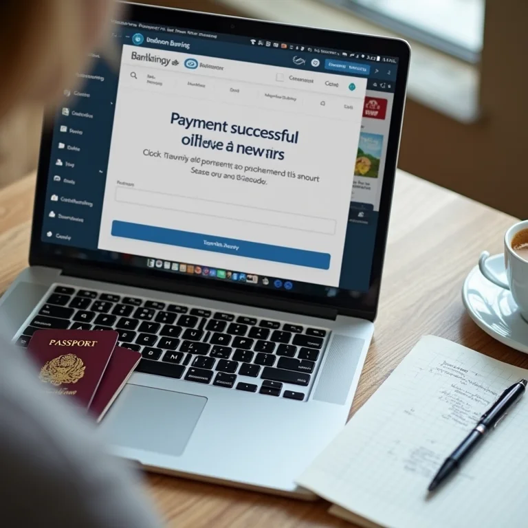 Pagamento da taxa do passaporte online