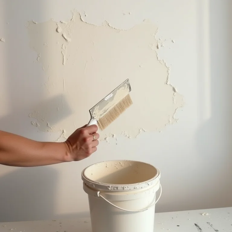 Passo a passo da aplicação da pintura marmorato em parede