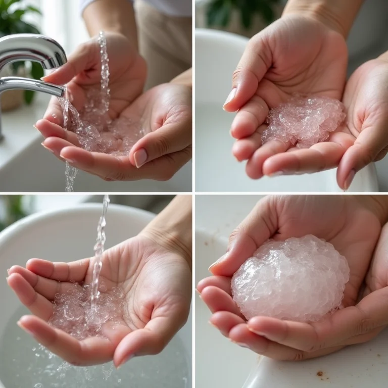 Passo a passo da limpeza de pincéis