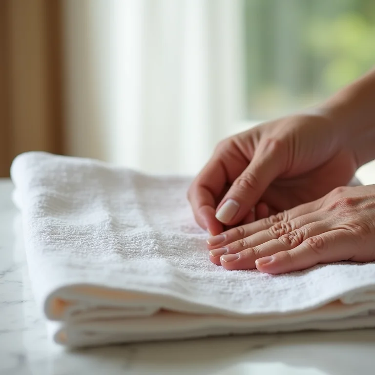 Passo a passo de como dobrar toalhas de forma tradicional