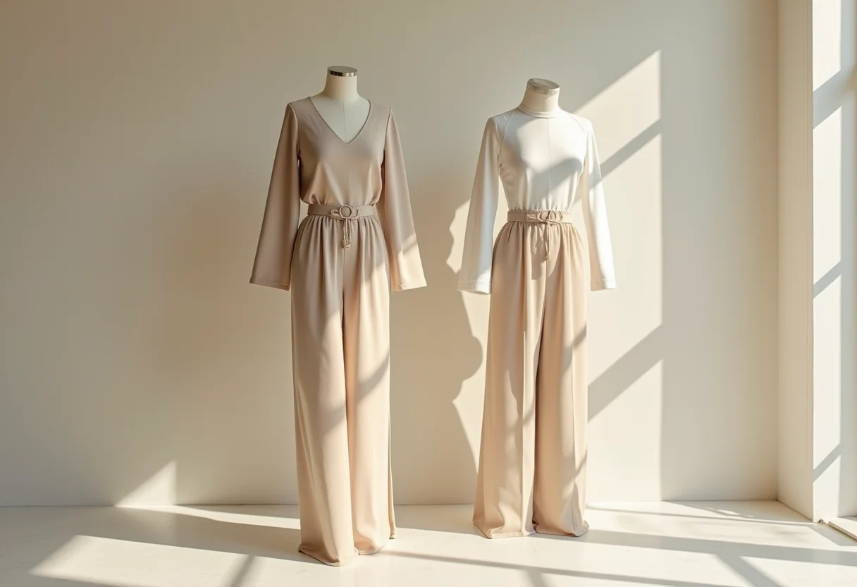 Passo a passo para looks impecáveis com calça wide leg: um guia visual.