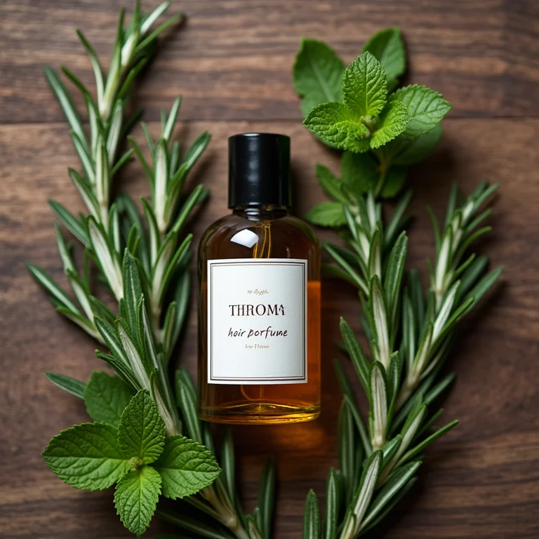 Perfume capilar com alecrim e hortelã