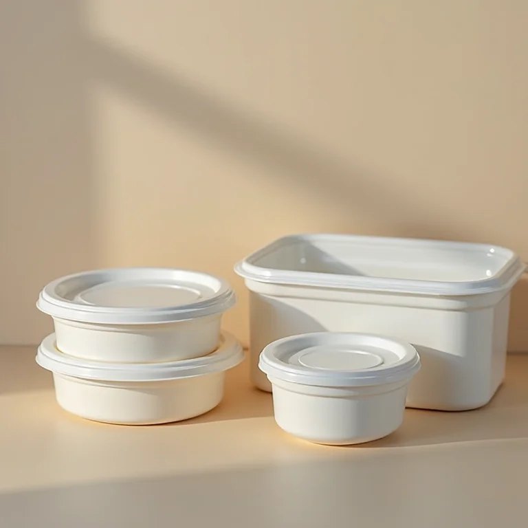 Potes plásticos de alta qualidade e diferentes materiais.