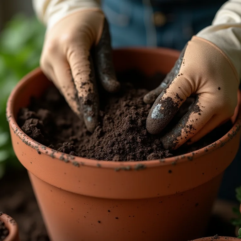 Preparando o substrato ideal para o cultivo saudável de frésias em vasos