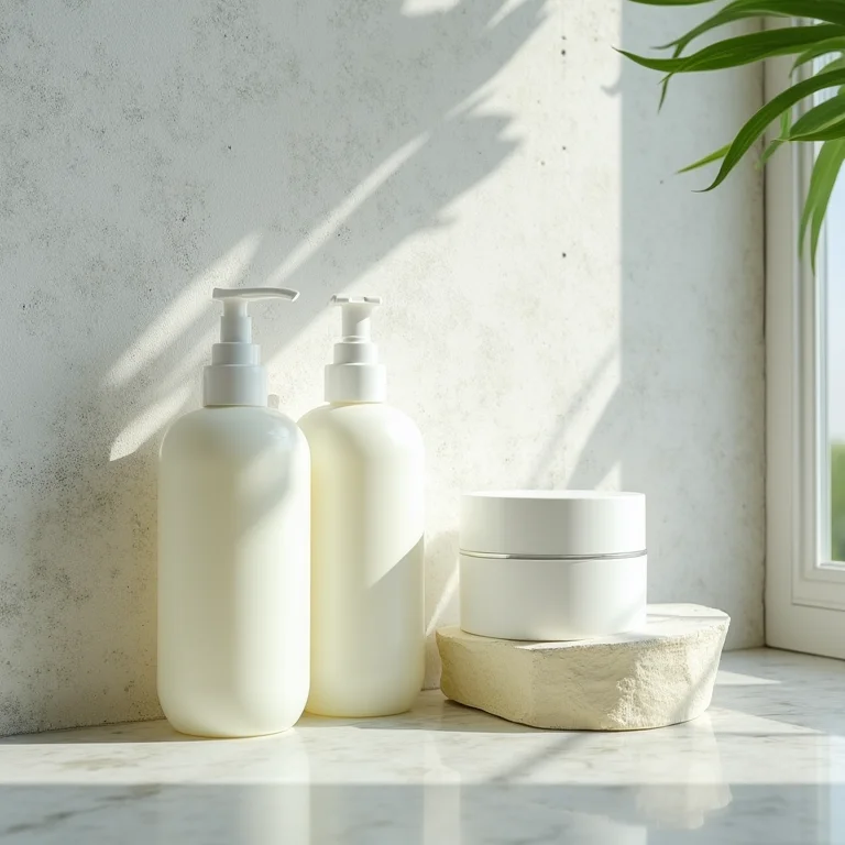 Produtos de limpeza e hidratação para a pele