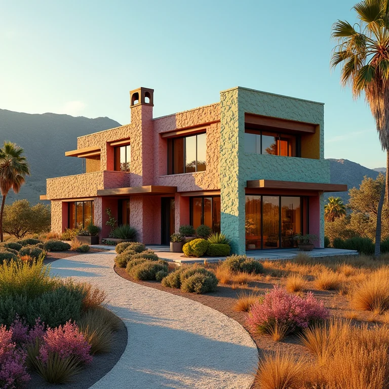 Revestimento externo de arenito em casa charmosa