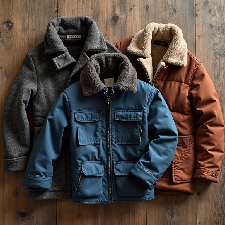 Seleção de casacos e jaquetas para looks de inverno na serra