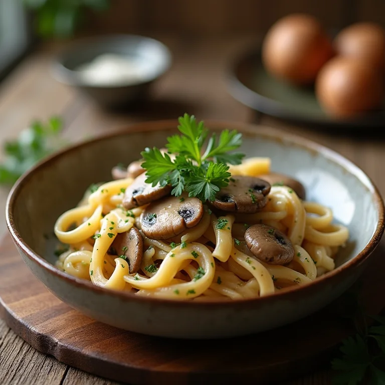 Strogonoff de cogumelos Paris.