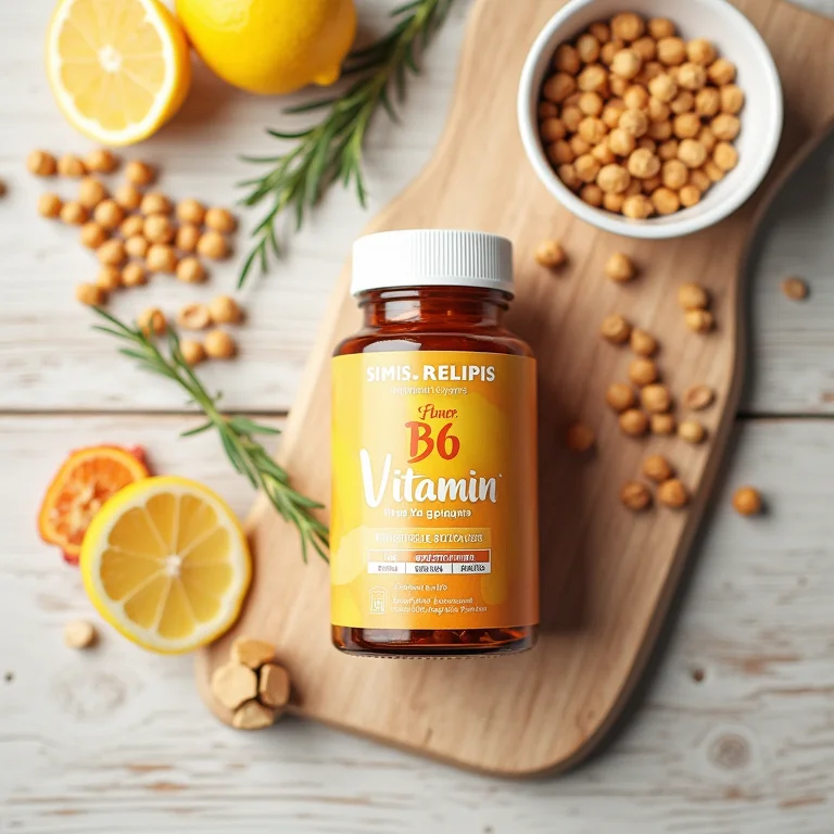 Suplemento de Vitamina B6 e alimentos ricos em Piridoxina