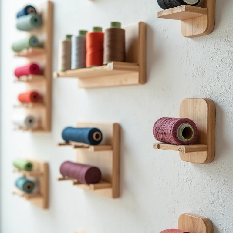 Suportes de parede para organizar linhas