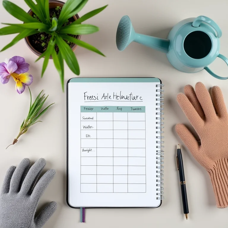 Tabela resumo com os principais cuidados para o cultivo de frésias em vaso