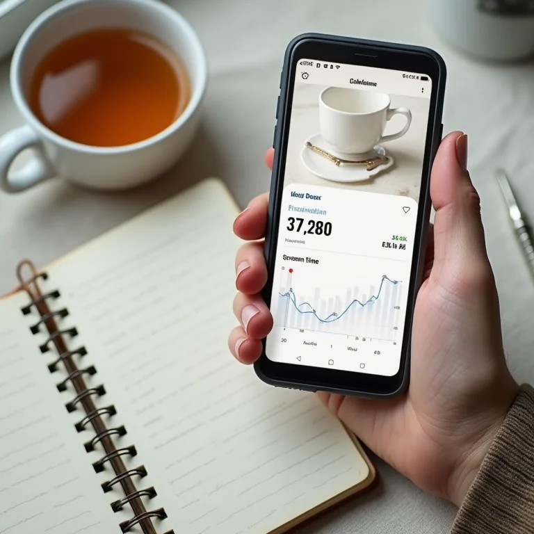 Tela de celular mostrando estatísticas de tempo de uso.