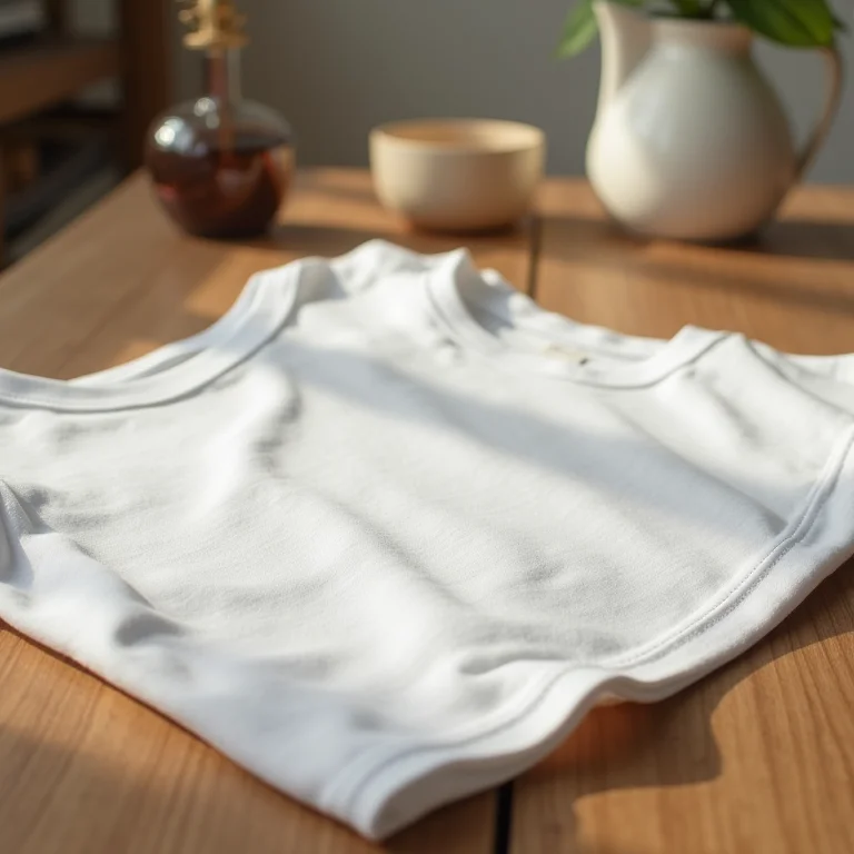 Texturas de tecidos para camisetas brancas básicas: algodão, linho e mais.